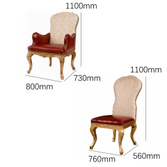 Chateau Damask &amp; Leather Dining Chair | Luxury French Classical Gilded Cabriole Seating - EKAR FURNITURE,EKAR FURNITURE CO.,LTD,Chateau Damask &amp; Leather Dining Chair | Luxury French Classical Gilded Cabriole Seating - EKAR FURNITURE,foshan furniture factory,custom Furniture factory,china furniture factory