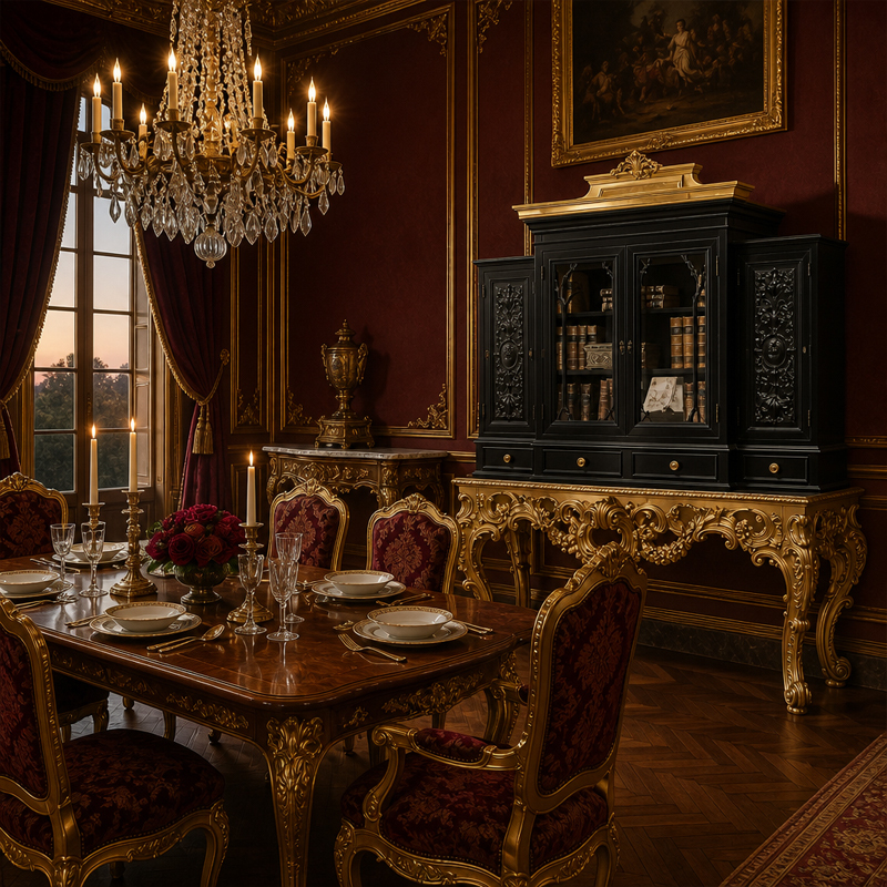 Chateau Noir &amp; Gold Grand Vitrine Wine Cabinet | Luxury French Rococo Glass Display Cellar - EKAR,EKAR FURNITURE CO.,LTD,Chateau Noir &amp; Gold Grand Vitrine Wine Cabinet | Luxury French Rococo Glass Display Cellar - EKAR,foshan furniture factory,custom Furniture factory,china furniture factory