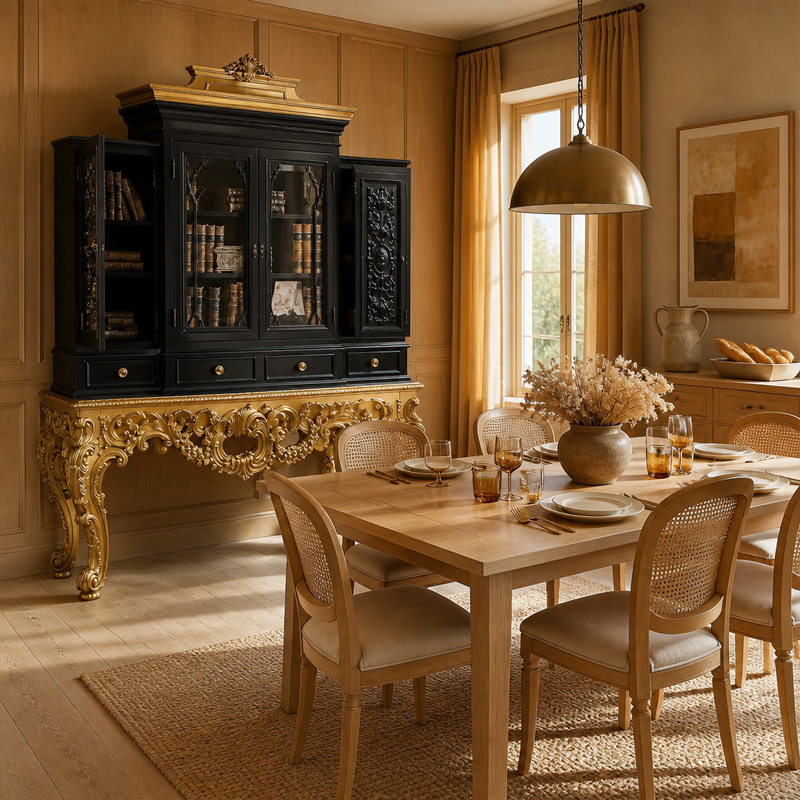 Chateau Noir &amp; Gold Grand Vitrine Wine Cabinet | Luxury French Rococo Glass Display Cellar - EKAR,EKAR FURNITURE CO.,LTD,Chateau Noir &amp; Gold Grand Vitrine Wine Cabinet | Luxury French Rococo Glass Display Cellar - EKAR,foshan furniture factory,custom Furniture factory,china furniture factory