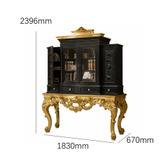 Chateau Noir &amp; Gold Grand Vitrine Wine Cabinet | Luxury French Rococo Glass Display Cellar - EKAR,EKAR FURNITURE CO.,LTD,Chateau Noir &amp; Gold Grand Vitrine Wine Cabinet | Luxury French Rococo Glass Display Cellar - EKAR,foshan furniture factory,custom Furniture factory,china furniture factory