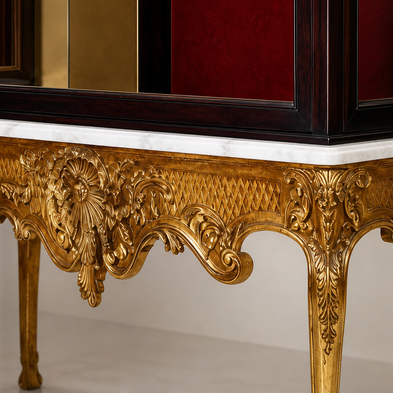 Soleil d'Or Gold-Mask Vitrine Wine Cabinet | Luxury French Baroque Velvet &amp; Gilt Display Cellar - EKAR,EKAR FURNITURE CO.,LTD,Soleil d'Or Gold-Mask Vitrine Wine Cabinet | Luxury French Baroque Velvet &amp; Gilt Display Cellar - EKAR,foshan furniture factory,custom Furniture factory,china furniture factory