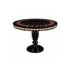 EKAR Crown Black & Rose-Gold Dining Table | Luxury French Classical Dessert Display Pedestal - EKAR,EKAR FURNITURE CO.,LTD,EKAR Crown Black & Rose-Gold Cake Stand | Luxury French Classical Dessert Display Pedestal - EKAR,foshan furniture factory,custom Furniture factory,china furniture factory