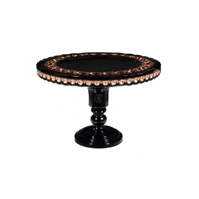 EKAR Crown Black & Rose-Gold Dining Table | Luxury French Classical Dessert Display Pedestal - EKAR,EKAR FURNITURE CO.,LTD,EKAR Crown Black & Rose-Gold Cake Stand | Luxury French Classical Dessert Display Pedestal - EKAR,foshan furniture factory,custom Furniture factory,china furniture factory