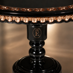 EKAR Crown Black & Rose-Gold Dining Table | Luxury French Classical Dessert Display Pedestal - EKAR,EKAR FURNITURE CO.,LTD,EKAR Crown Black & Rose-Gold Cake Stand | Luxury French Classical Dessert Display Pedestal - EKAR,foshan furniture factory,custom Furniture factory,china furniture factory
