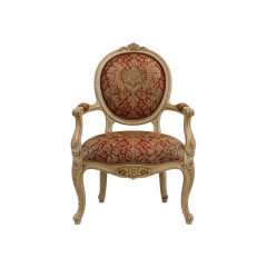 Chateau Rouge Damask Oval-Back Dining Chair | Luxury French Louis XV Gilded Accent Seating - EKAR,EKAR FURNITURE CO.,LTD,Chateau Rouge Damask Oval-Back Dining Chair | Luxury French Louis XV Gilded Accent Seating - EKAR,foshan furniture factory,custom Furniture factory,china furniture factory