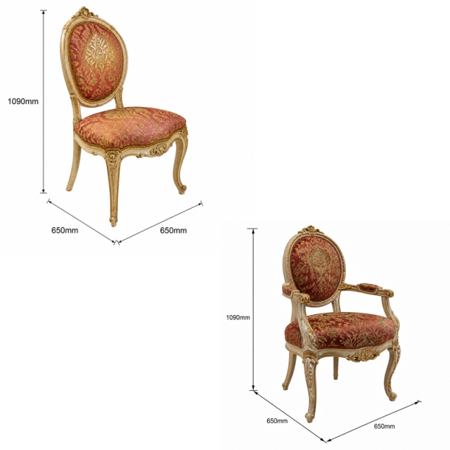 Chateau Rouge Damask Oval-Back Dining Chair | Luxury French Louis XV Gilded Accent Seating - EKAR,EKAR FURNITURE CO.,LTD,Chateau Rouge Damask Oval-Back Dining Chair | Luxury French Louis XV Gilded Accent Seating - EKAR,foshan furniture factory,custom Furniture factory,china furniture factory