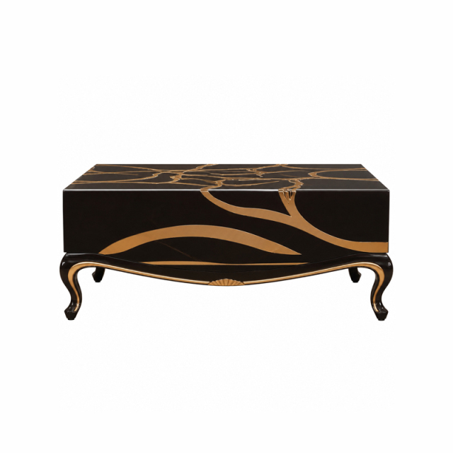 Gilded Vein Monolith Coffee Table | Luxury Black Lacquer &amp; Gold Inlay Statement Table - EKAR FURNITURE,EKAR FURNITURE CO.,LTD,Gilded Vein Monolith Coffee Table | Luxury Black Lacquer &amp; Gold Inlay Statement Table - EKAR FURNITURE,foshan furniture factory,custom Furniture factory,china furniture factory