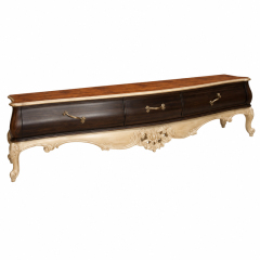 Sérénade Crème Floral Medallion TV Console | Luxury Baroque Antique-Finish Media Cabinet - EKAR FURNITURE,EKAR FURNITURE CO.,LTD,Sérénade Crème Floral Medallion TV Console | Luxury Baroque Antique-Finish Media Cabinet - EKAR FURNITURE,foshan furniture factory,custom Furniture factory,china furniture factory