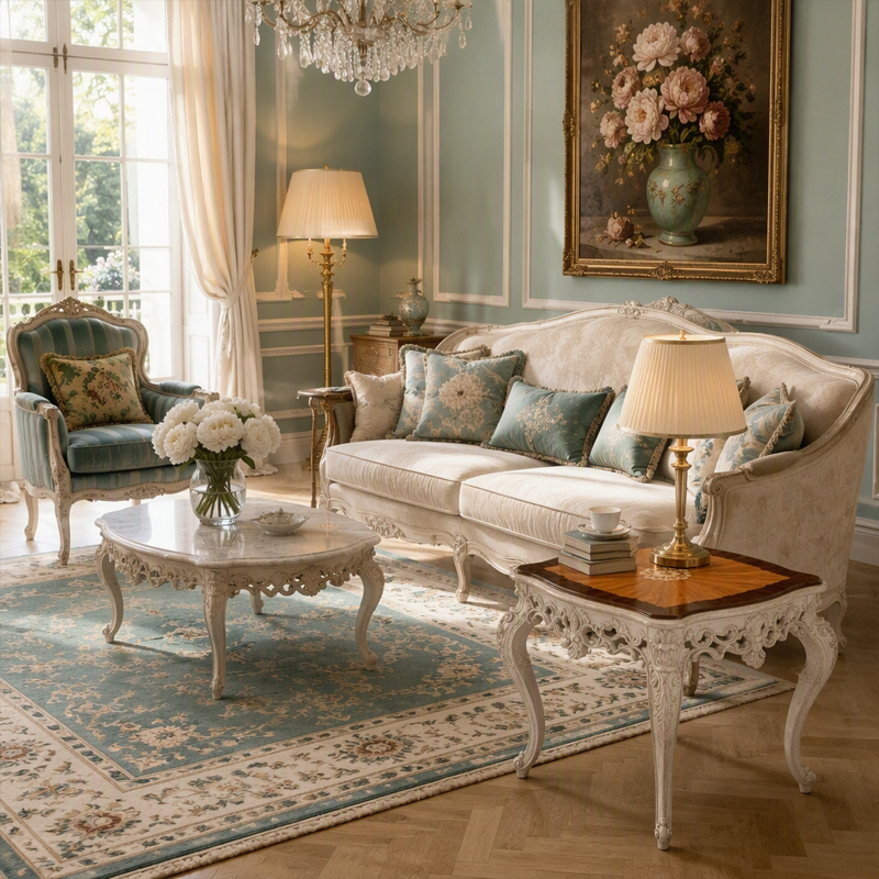 Alba Distressed Sunburst Accent Table | Luxury Rococo Antiqued End Table with Pierced Carving - EKAR,EKAR FURNITURE CO.,LTD,Alba Distressed Sunburst Accent Table | Luxury Rococo Antiqued End Table with Pierced Carving - EKAR,foshan furniture factory,custom Furniture factory,china furniture factory