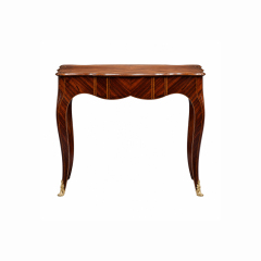 Midi Chevron Parquetry End Table | Luxury French Provincial Accent Table with Golden Sabots - EKAR,EKAR FURNITURE CO.,LTD,Midi Chevron Parquetry End Table | Luxury French Provincial Accent Table with Golden Sabots - EKAR,foshan furniture factory,custom Furniture factory,china furniture factory