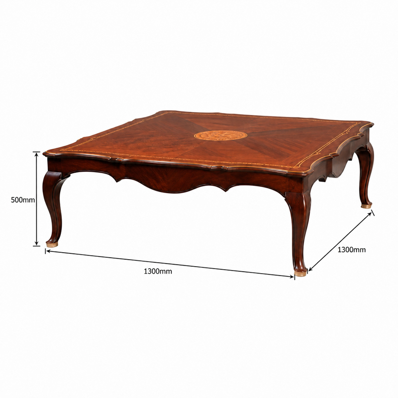 Etoile Meridien Starburst Coffee Table | Luxury French Provincial Scalloped Table with Oval Medallion,MY SHOP,Etoile Meridien Starburst Coffee Table | Luxury French Provincial Scalloped Table with Oval Medallion,foshan furniture factory,custom Furniture factory,china furniture factory