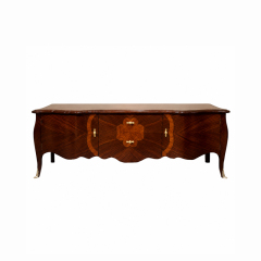 Quatrefoil Lumière Bombé Media Console | Luxury French Provincial Sunburst TV Cabinet - EKAR FURNITURE,EKAR FURNITURE CO.,LTD,Quatrefoil Lumière Bombé Media Console | Luxury French Provincial Sunburst TV Cabinet - EKAR FURNITURE,foshan furniture factory,custom Furniture factory,china furniture factory
