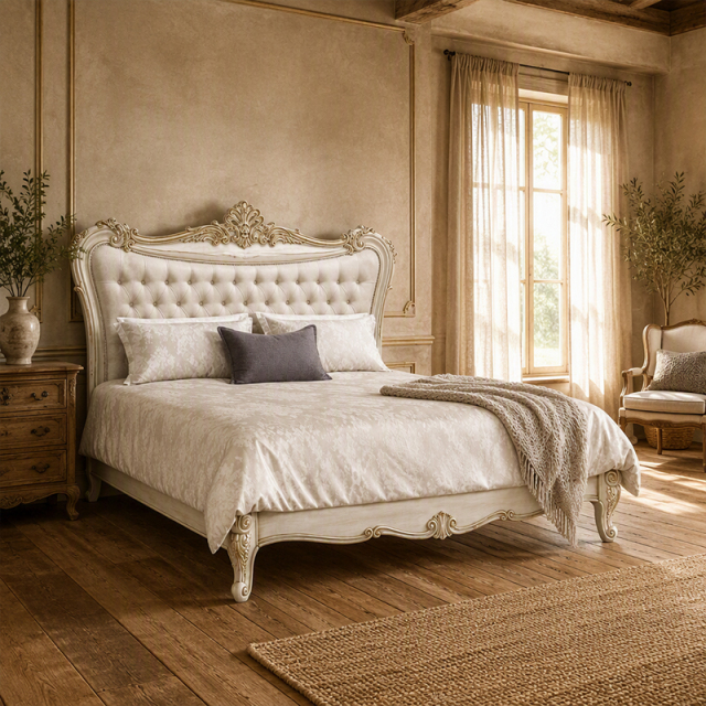 Celestine French Classical King Bed | EKAR Furniture,EKAR FURNITURE CO.,LTD,Celestine French Classical King Bed | EKAR Furniture,foshan furniture factory,custom Furniture factory,china furniture factory