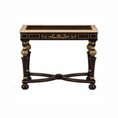 Nocturne Filigree Burl-Top Nightstand | Luxury Black & Gold Classical Bedside Table with X-Stretcher,EKAR FURNITURE CO.,LTD,Nocturne Filigree Burl-Top Nightstand | Luxury Black & Gold Classical Bedside Table with X-Stretcher,foshan furniture factory,custom Furniture factory,china furniture factory