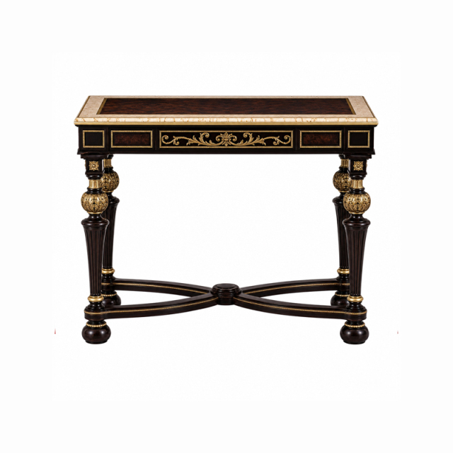 Nocturne Filigree Burl-Top Nightstand | Luxury Black & Gold Classical Bedside Table with X-Stretcher,EKAR FURNITURE CO.,LTD,Nocturne Filigree Burl-Top Nightstand | Luxury Black & Gold Classical Bedside Table with X-Stretcher,foshan furniture factory,custom Furniture factory,china furniture factory