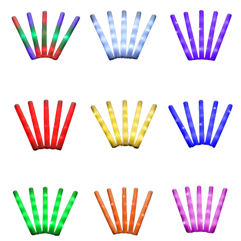 LED Foam Glow Sticks