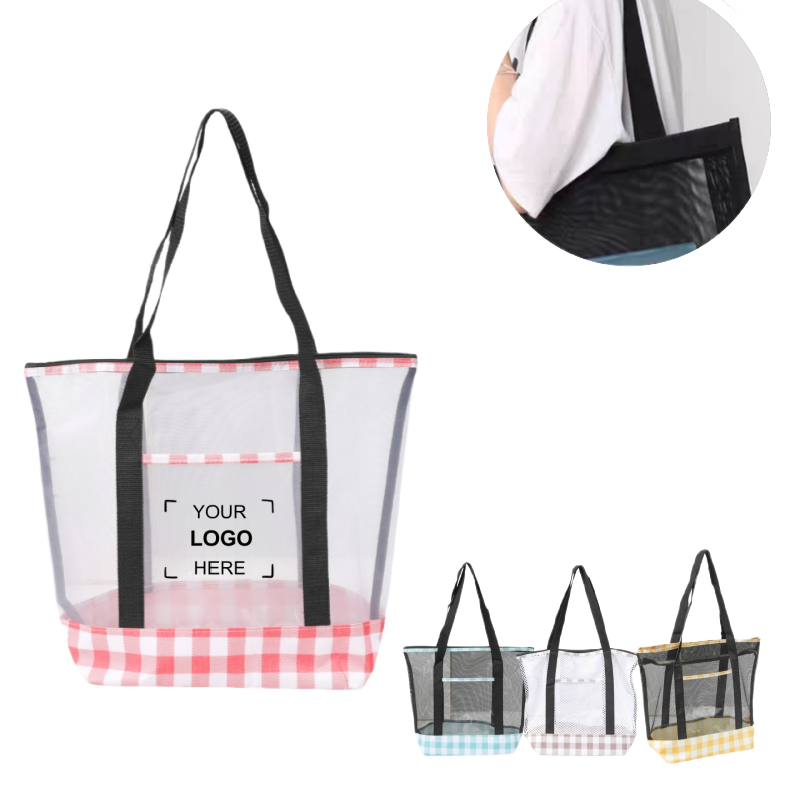 Large-Capacity Travel Mesh Tote Bag