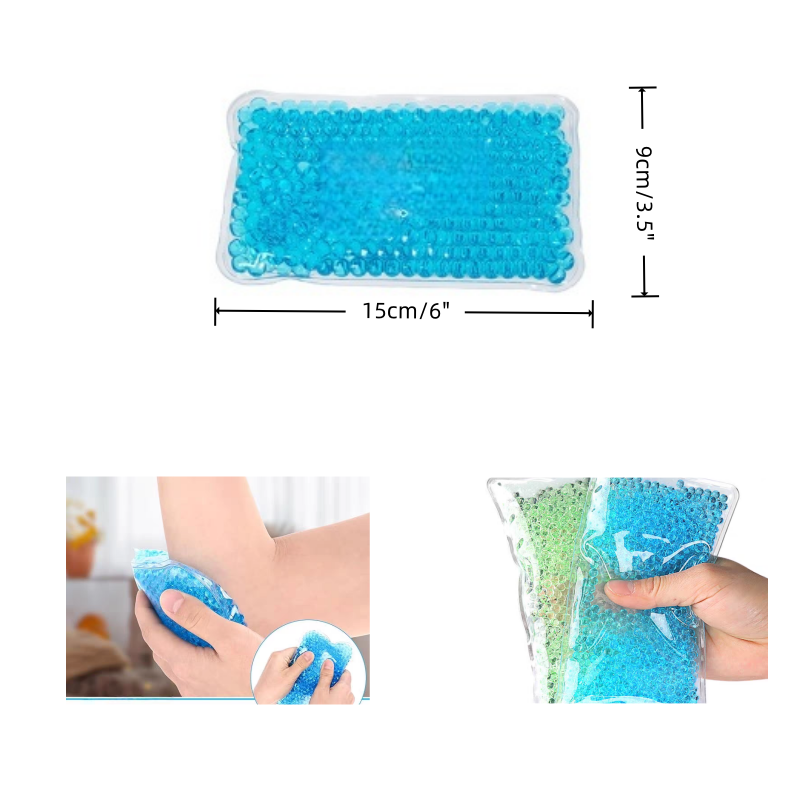 6" x 3.5" Gel Beads Hot/Cold Pack