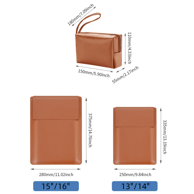 2 in 1 Laptop Sleeve Case