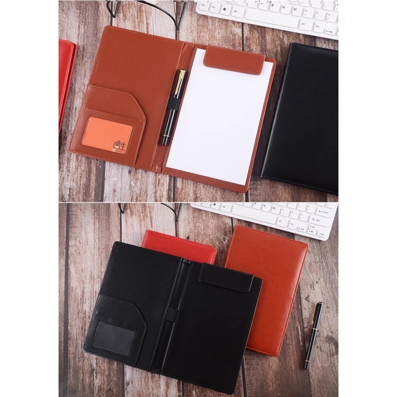 A5 Leather Restaurant Menu and Check Presenters