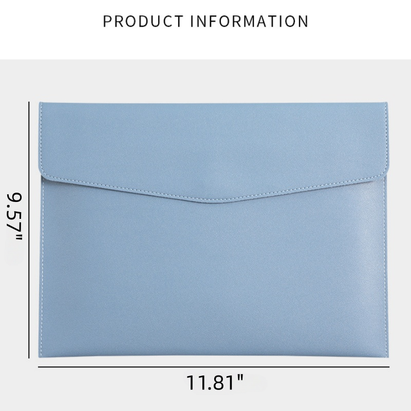 A4 PU Leather Waterproof Business Envelope File Folder