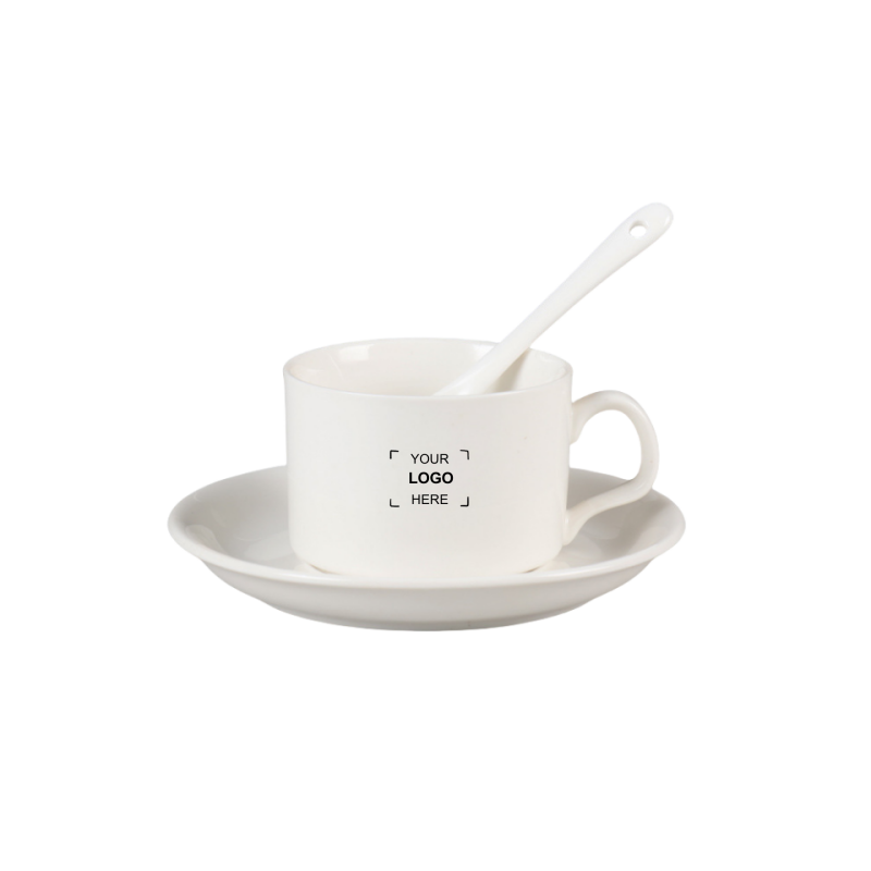 5 Oz. Coffee Cup Set with Saucer & Spoon