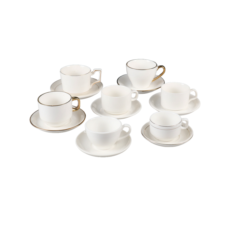5 Oz. Coffee Cup Set with Saucer & Spoon