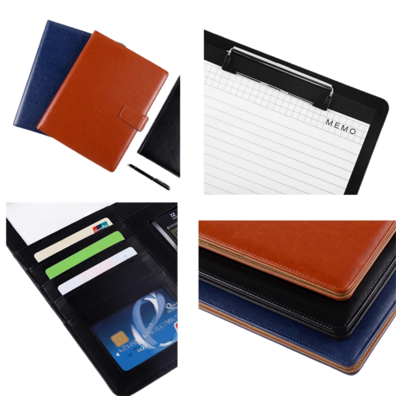 A4 PU Leather Portfolio Business Folder