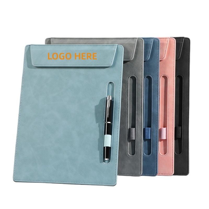 Leather A4 Folder With Pen Holder