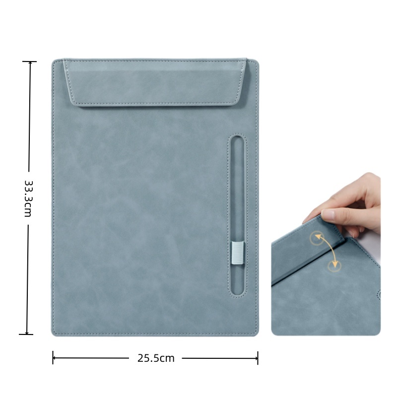 Leather A4 Folder With Pen Holder