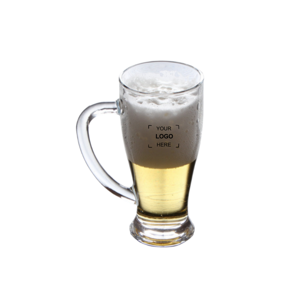 14 Oz. Large Glass Beer Mug