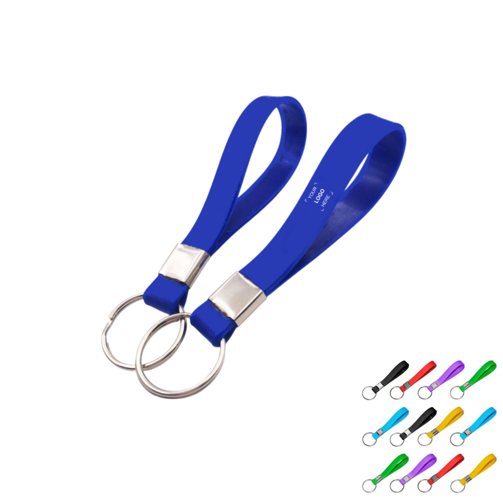 Silicone Wristband Keyring