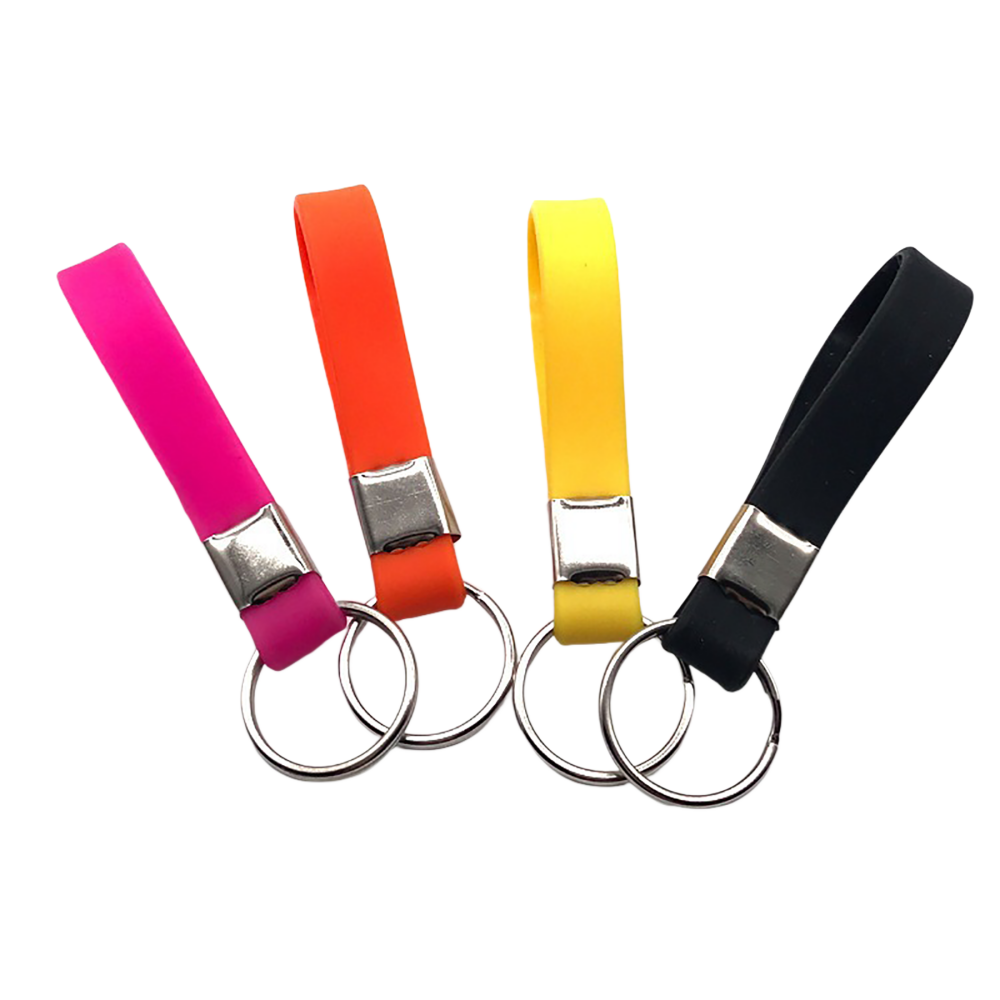 Silicone Wristband Keyring