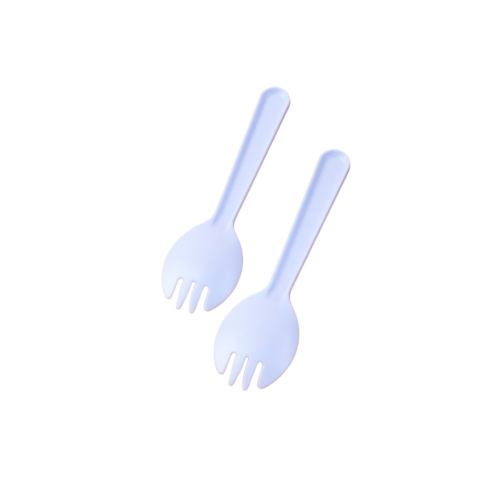 2-in-1 Plastic Fork Spoon