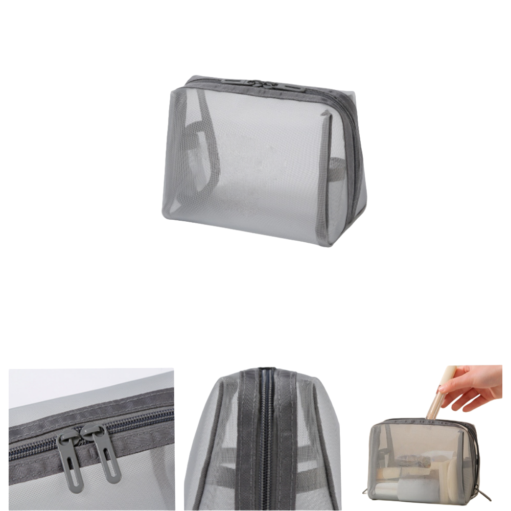 Lightweight Mesh Makeup Bags Pouch