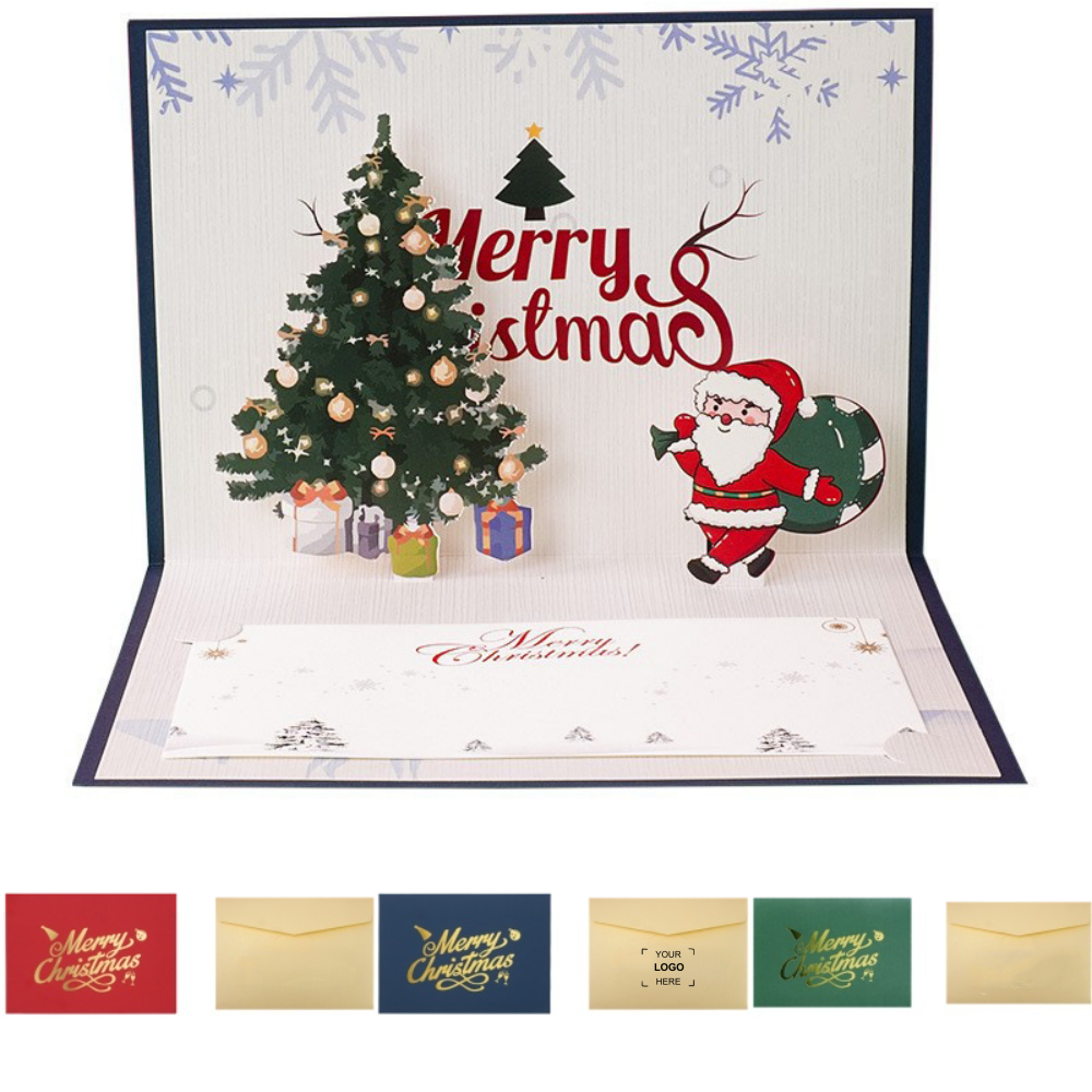 3D Christmas Card w/Envelope