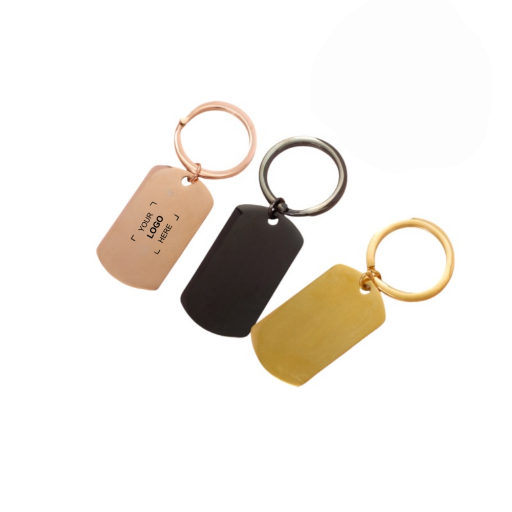 Colorful Stainless Steel Keychain