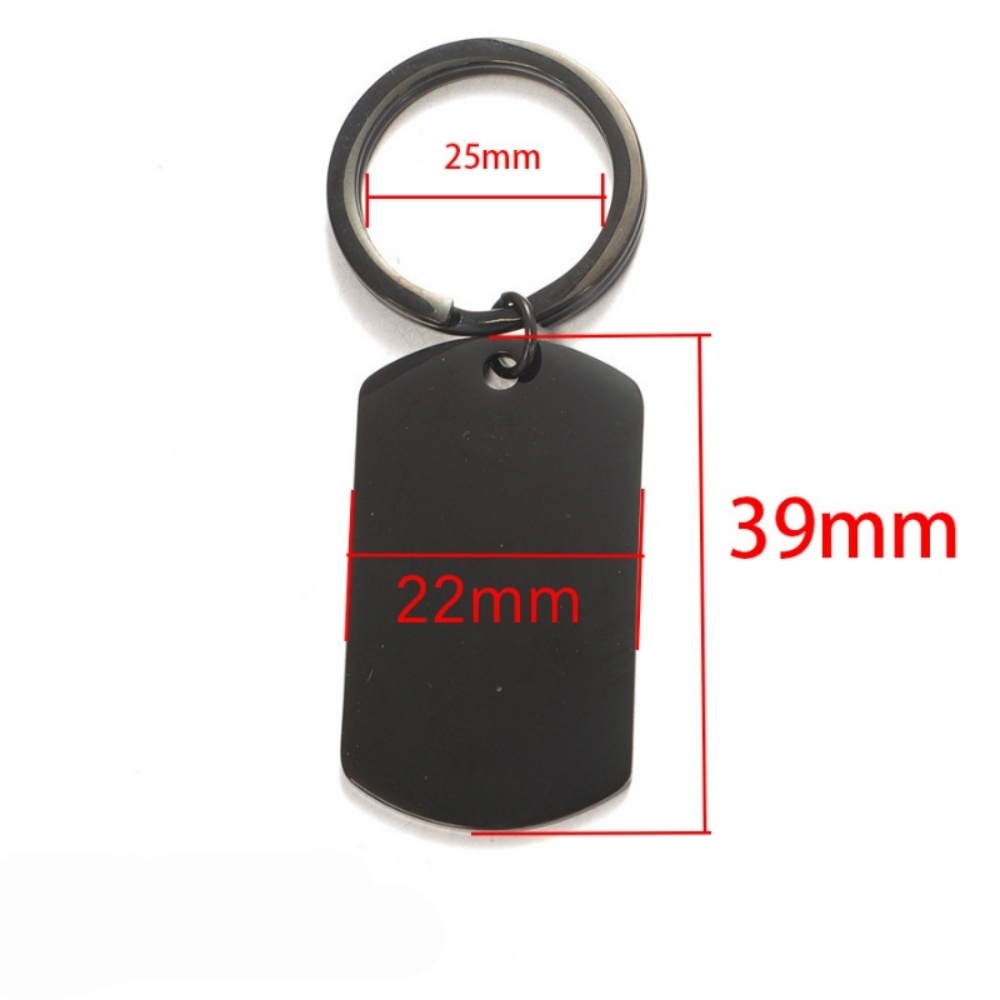 Colorful Stainless Steel Keychain