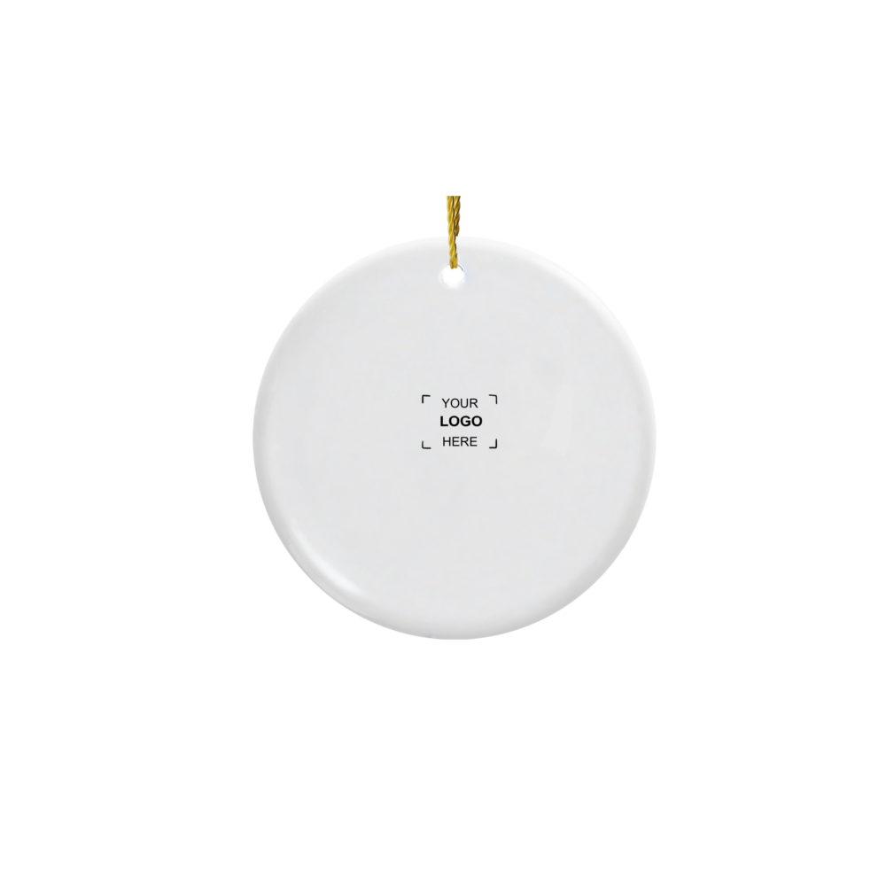 Round Ceramic Ornament