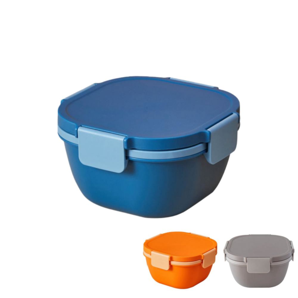 Portable Silicone Lunch Box with Fork