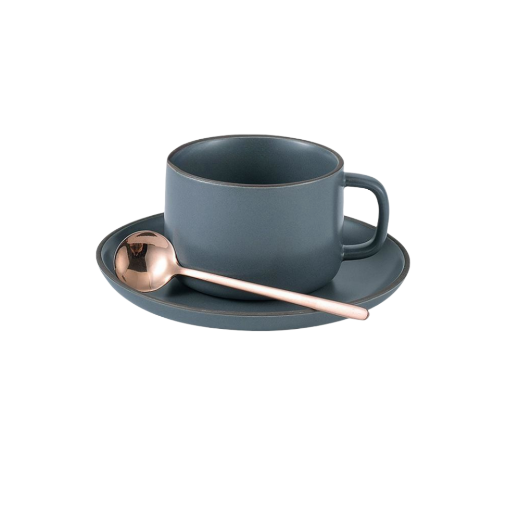 Coffee Cup with Saucer & Spoon