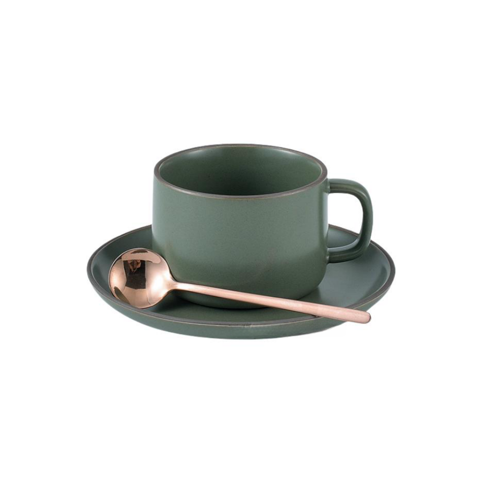 Coffee Cup with Saucer & Spoon