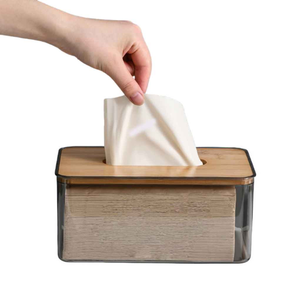 Clear Tissue Box