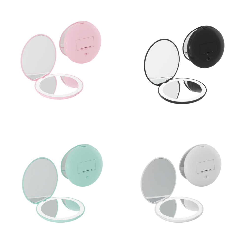 Led Round Compact Mirror