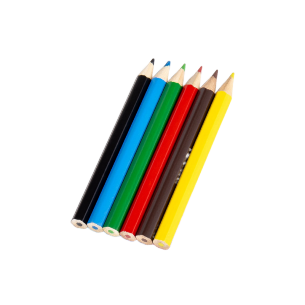 6 Color Wooden Pencil