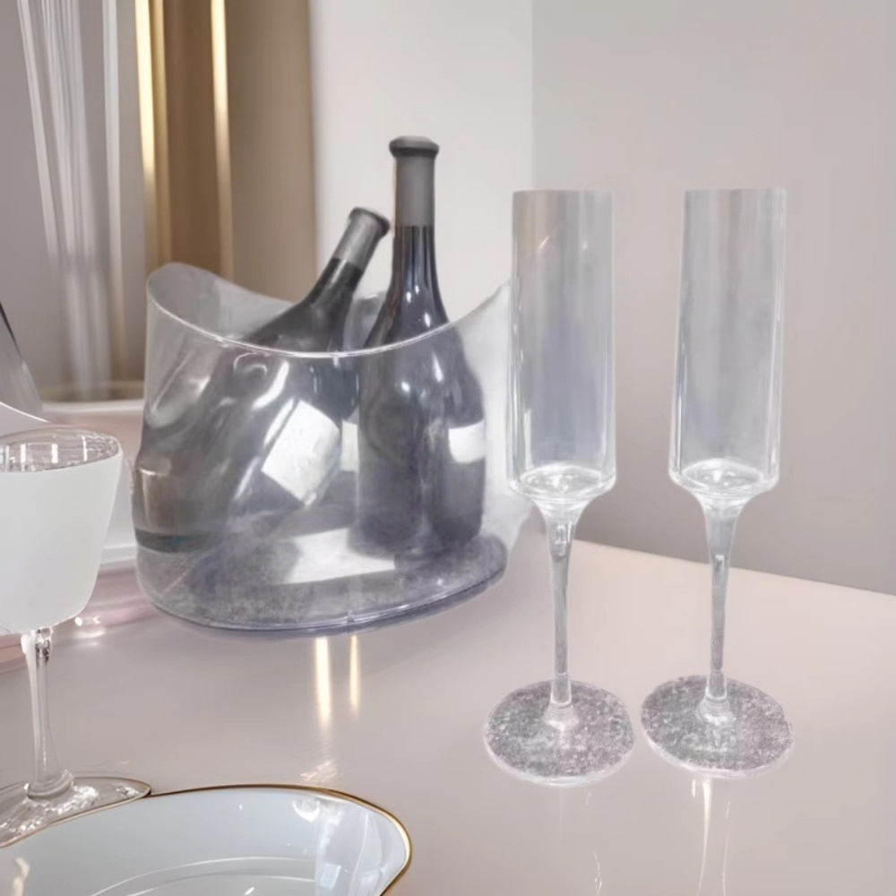 Acrylic Champagne Glass