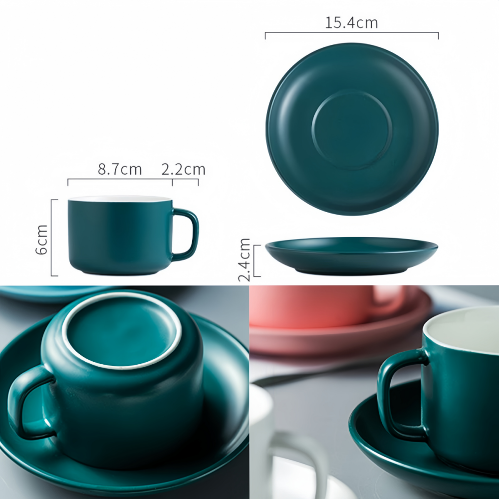 6.5 Oz. Espresso Coffee Cups Set