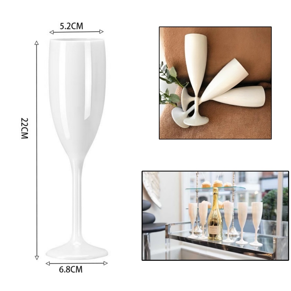 Plastic Champagne Flutes