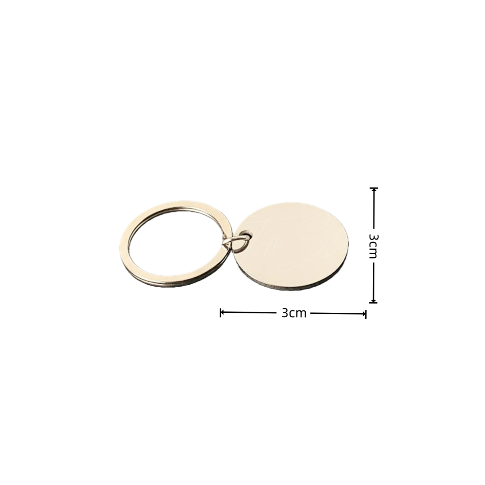 Stainless Steel Keychain Charms