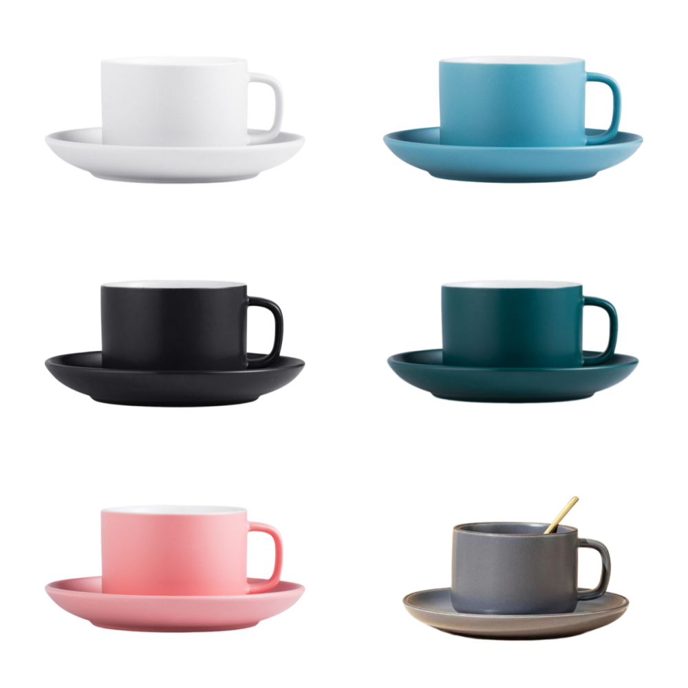 6.5 Oz. Espresso Coffee Cups Set